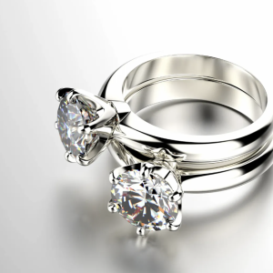 Dazzling Halo Diamond Finger Ring